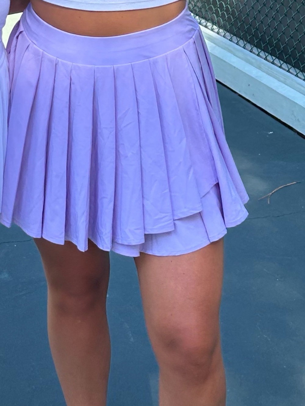 Outdoor Voices Pleated Athletic Skort Purple